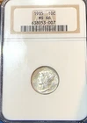 1935 Mercury Dime Older NGC MS66 White Beauty Near Full Bands CHRC