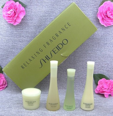 Shiseido Relaxing Fragrance Eau de Parfum  Body Lotion   105 ml Geschenkset