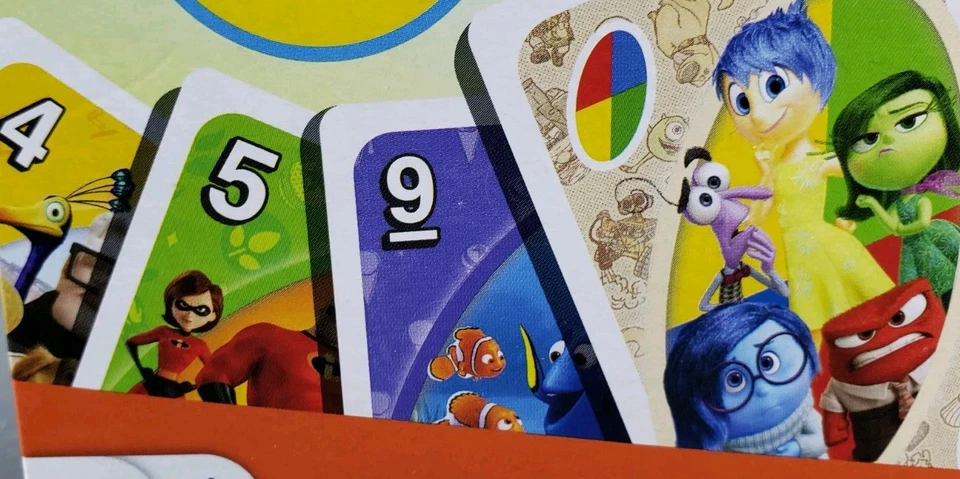 2024 Mattel Pixar Disney "UNO PIXAR" Themed Card Game - New - Image 4 of 4