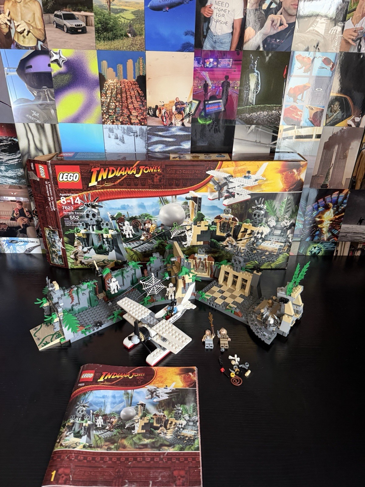 LEGO #7623 Indiana Jones Temple Escape 98% Complete Set w/ Box