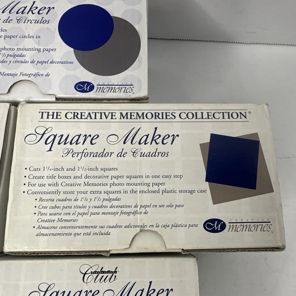 Creative Memories Scrapbooking Shape Maker Hole Punch Cuts Lot Of 7 - Image 4 of 4