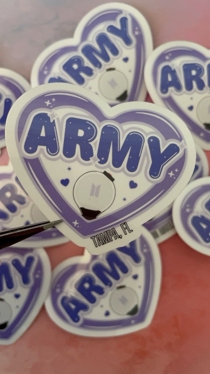 Pack for 40 BTS Stickers | BTS Concert Gifts 2026 | freebies