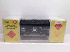 Aristocraft ART41800 2-Bay Hopper Custom Painted for Vermont Garden Railway