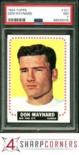 1964 TOPPS #121 DON MAYNARD JETS HOF PSA 7