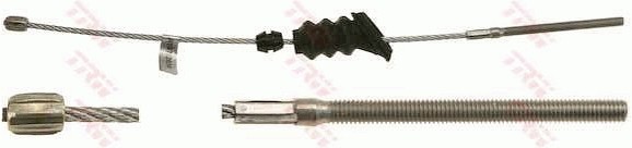 Front TRW-OE GCH2619 Cable Pull, parking brake for OPEL,VAUXHALL