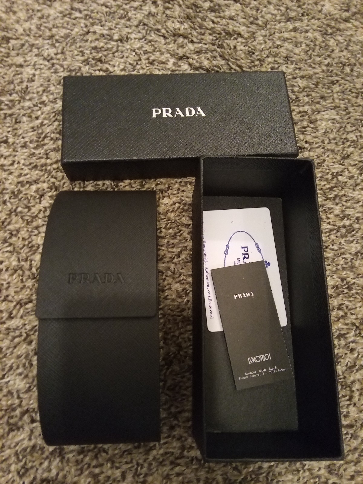 Brand New Prada Unisex Sunglasses 49 mm Black / Dark Grey Lens PR17WS 1AB5S049 image 8