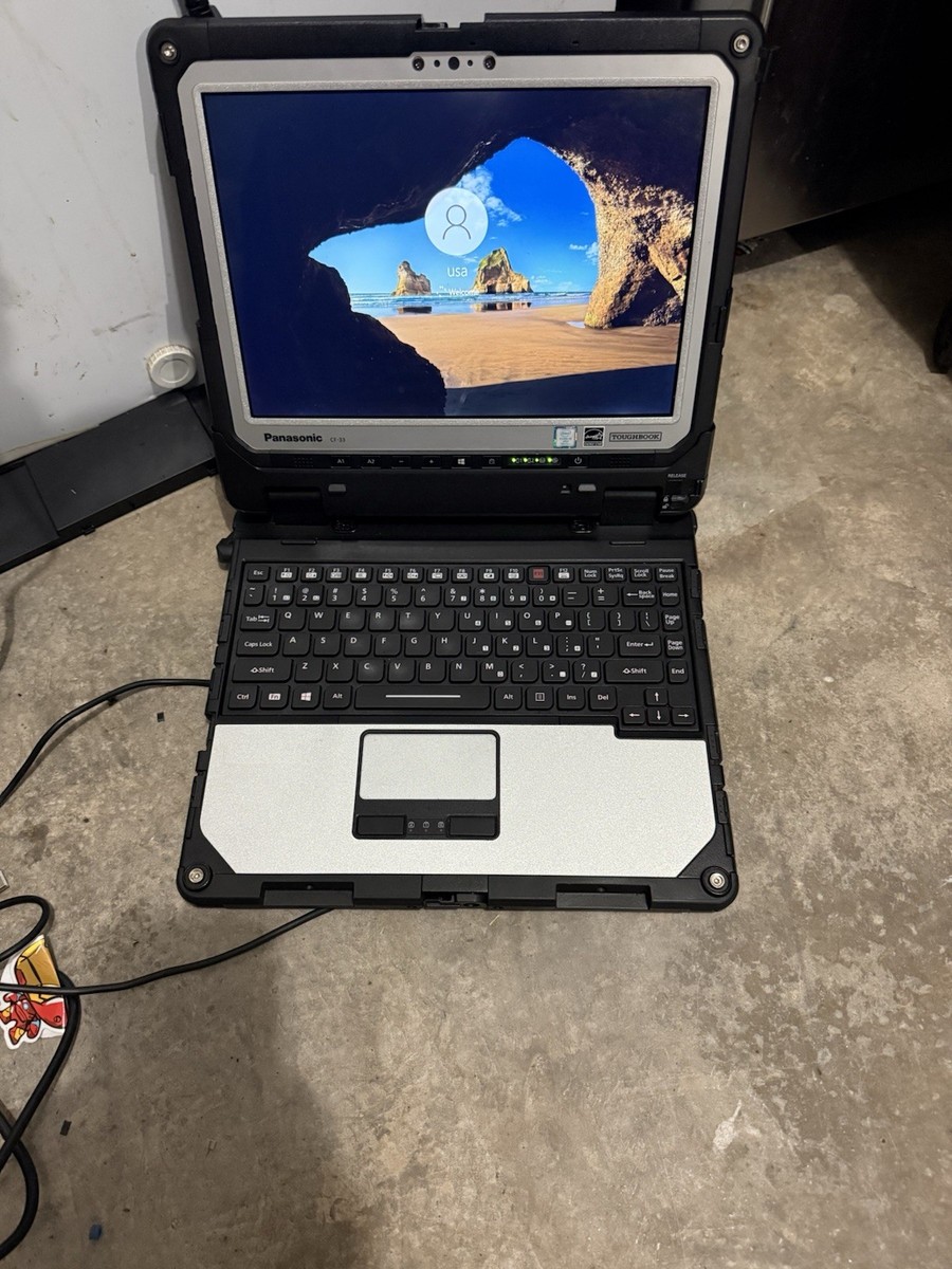 Panasonic ToughBook CF-33 Core i5-7300U 2.6GHz 8GB Ram 256