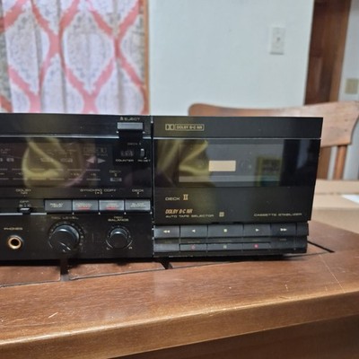 DECK DE CASSETTE Stéréo Double Vintage Pioneer CT-W205R 220V Europlug DECK DE CASSETTE Stéréo Double Vintage Pioneer CT-W205R 220V Europlug