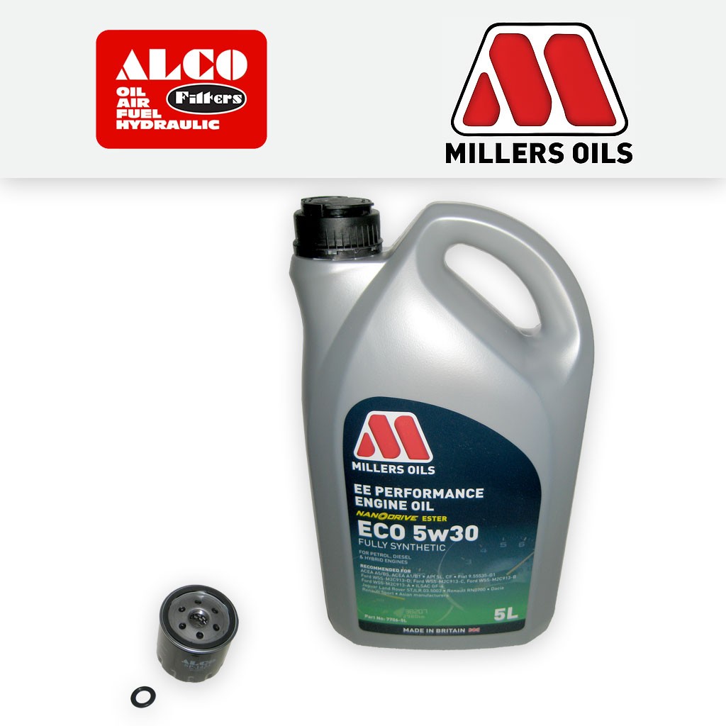 SERVICE KIT for FORD FOCUS MK2 2.0 16V OIL FILTER +EE NANO OIL (2004-2010)