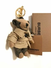 Burberry Thomas Bear With Trench Coat Cashmere Keychain Holiday Christmas Gift