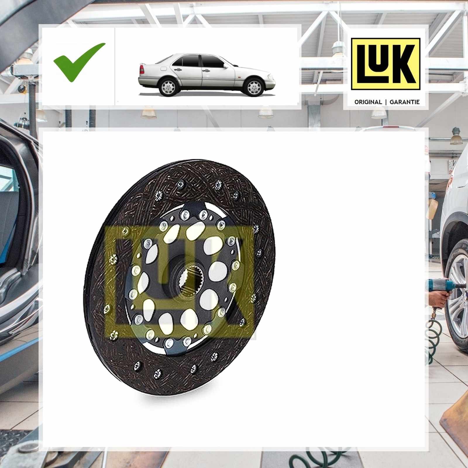 Luk Kupplungsscheibe MERCEDES-BENZ C-CLASS (W202) C 180 (202.018)