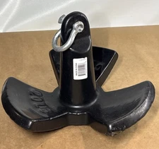 20Lbs River Anchor, Black Vinyl Coated Cast Iron thumbnail 3