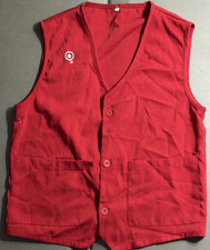 Target Store Employee Work Red Vest Uniform Size S / Small
