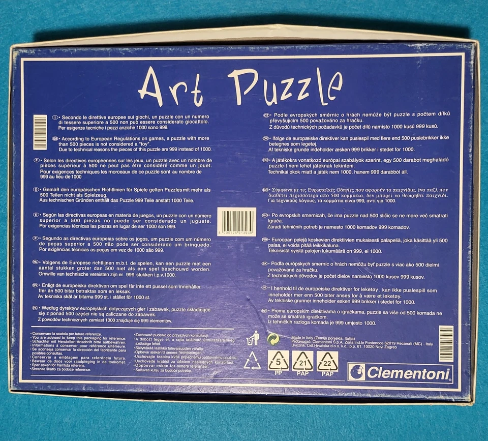 ⭐ Puzzle Artistico Clementoni "Monna Daisy" Paperina Disney - 1000 Pezzi - Immagine 2 di 4