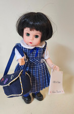 Madame Alexander Off to Class 8" Doll Books and Bag 35645 with Wrist Tag