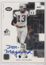 1999 SP Signature Edition Signatures Don Maynard #NY Auto HOF 1z8