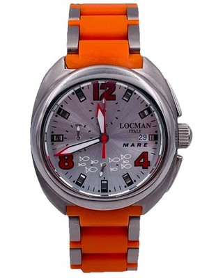 Locman Mare Titanium Watch 39Mm 133SLOT/590 Chrono Wr100M Discounted New