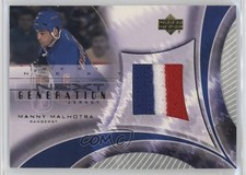 2001-02 Upper Deck Next Generation Jerseys Manny Malhotra #NG-MM 1k9