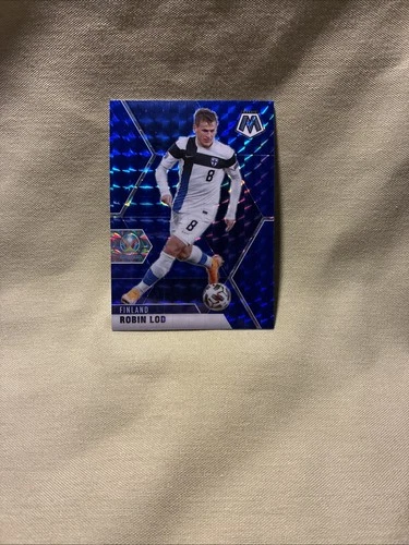 2020-21 Panini UEFA Euro Mosaic Soccer #42 Robin Lod Genesis Prizm SSP /99🔥