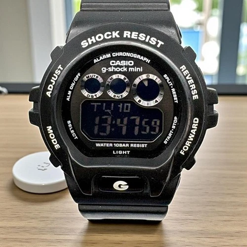 Casio GMN-691 Watch G-Shock Mini Black Vintage Japan Rare Collectible