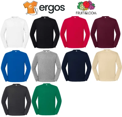 FRUIT OF THE LOOM Sudadera ICONIC 250 Felpata Internamente Algodón FR622920 - Imagen 1 de 3