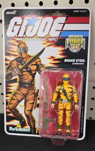 GI Joe Super 7 Reaction+ O Ring Target Tiger Force Snake Eyes New On Card Sealed