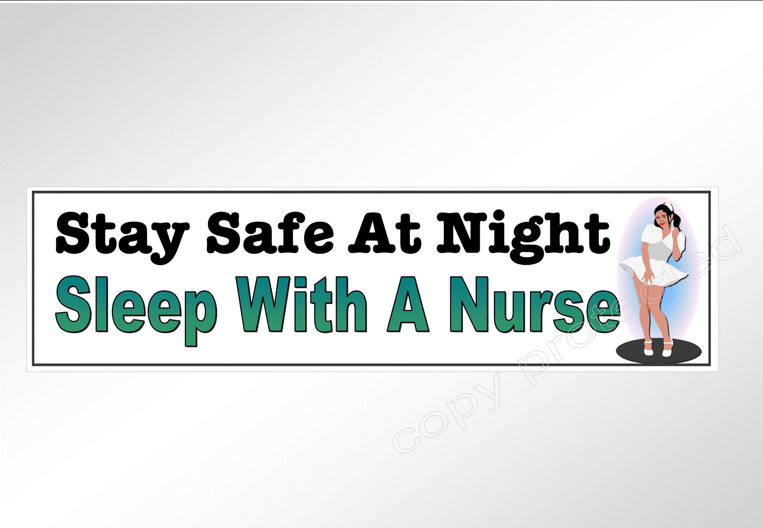 funny car bumper sticker Nursing stay safe at night, sleep with a nurse 200 mm | eBay funny car bumper sticker Nursing stay safe at night, sleep with a nurse 200 mm | eBay