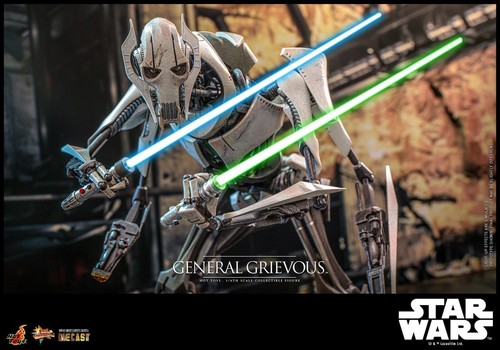 PREORDER Star Wars MMS Diecast Action Figure 1/6 General Grievous Hot Toys - Imagen 10 de 21