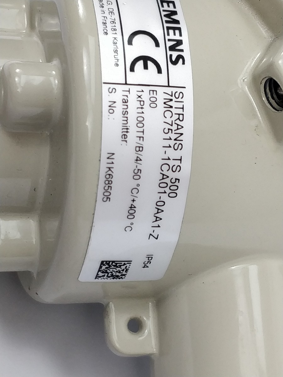 Siemens 7MC7511-1CA01-0AA1-Z TS500 Temperature Sensor | eBay