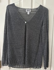 Chico's Design Size 1 Silver Jacket