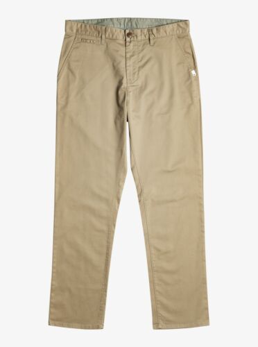 Pantalone uomo Quicksilver Everyday Union Chinos 34 EQYNP03278 TMP0/Beige dritto - Foto 2 di 10
