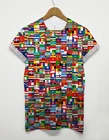 Square Flags All Over T Shirt Flag International Worldwide Sport Indie Hipster