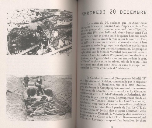 NEUF LIVRE ARDENNES 44 : DU SANG DANS LA NEIGE guerre Kampfgruppe Peiper G.I.'s - Picture 9 of 10