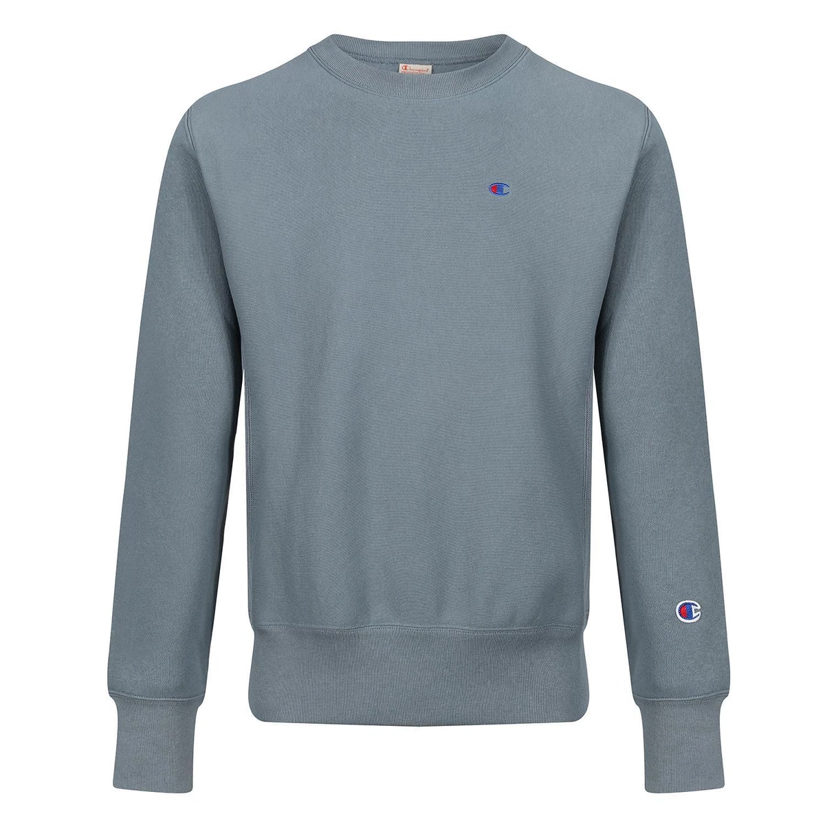 CHAMPION REVERSE WEAVE JUMPER SWEATSHIRT CREW NECK BLUE COMFY