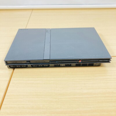 Sony PS2 PlayStation2 Slim SCPH-70000 Black Game Console Set