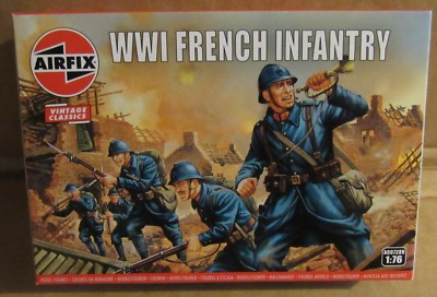 AIRFIX A00728V WW1 infanterie française-Vintage Classics 1:76 Figures Model Kit