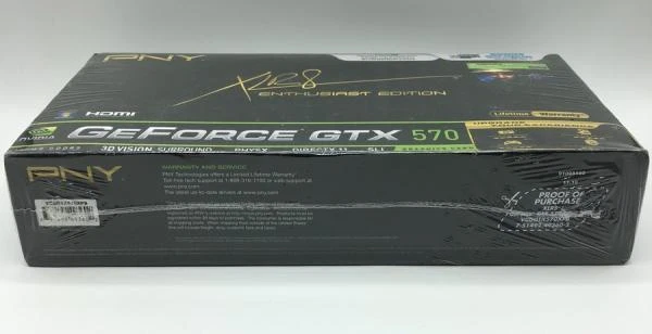 PNY GeForce GTX 570 Graphics Card - 1.25 GB GDDR5 - PCIe 2.0 x16 (VCGGTX570XPB) - Image 3 of 3