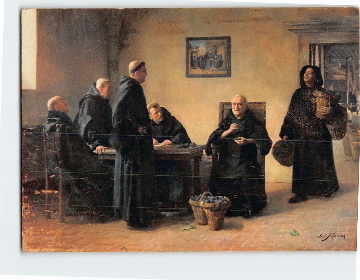 Postcard Dom Perignon Hautvillers Abbey Moët et Chandon France