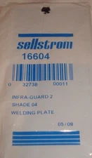 3 SELLSTROM POLYCARBONATE PASSIVE WELDING FILTER PLATES NO. 16604 SHADE 04 IR/PC
