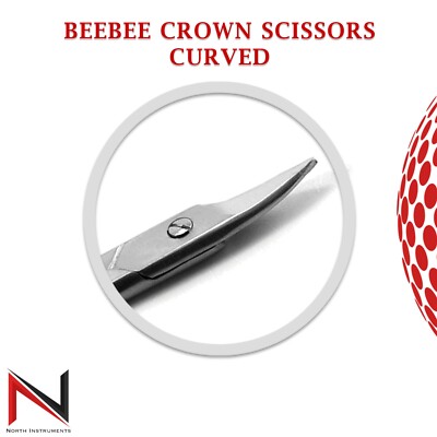 Curved & Straight Crown Beebee Scissors Kit Wire Cutting Tissue