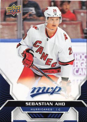 2020-21 Upper Deck MVP Sebastian Aho Carolina Hurricanes #161