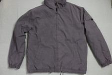 Vintage Quicksilver Jacket Mens Medium Silver Edition Gray Full Zip Hong Kong