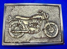 Motorcycle Bike Chopper Rider Silver Color Vintage Belt Buckle to restore