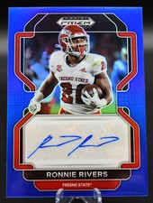 2022 Prizm Draft Picks Autographs Blue #RA-RRI Ronnie Rivers Auto # 137/149 Rams