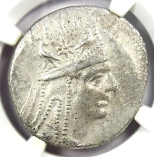 Tigranes II AR Tetradrachm Kings of Armenia Coin 95-56 BC - Certified NGC AU