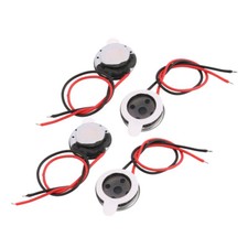 4 Pcs 10mm Diameter Built-in Speaker 1W 8 Ohm 1000Hz for PC Computer
