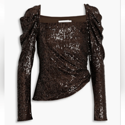 sequin top size 16