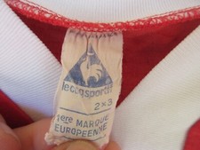 Maillot De Foot Vintage Le Coq Sportif – Rouge – Taille S – Homme – Occasion
