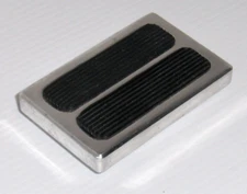 Billet Padded Street Rat Hot Rod Brake Clutch Pedal Foot Pad Ford GM Chevy OPEN