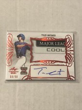 2021 Leaf Trinity Tyler Whitaker Rookie Tag Patch Auto Autograph #50/50